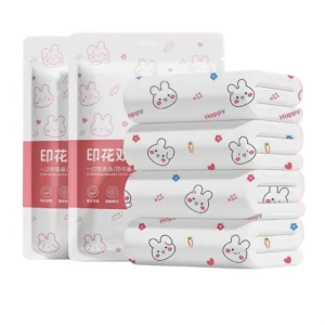 Travel Disposal Bed Sheet Cover Pillow Cover 4pcs